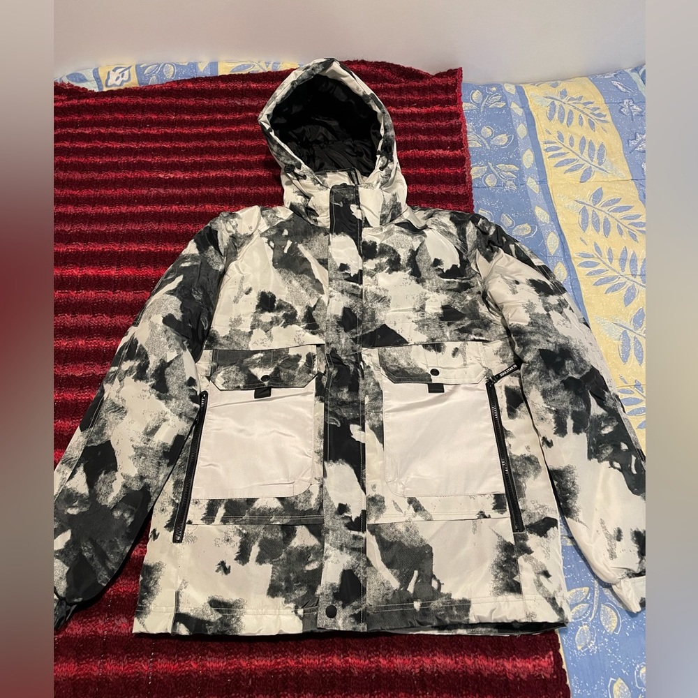 Soul Star Camouflage Puffer Jacket